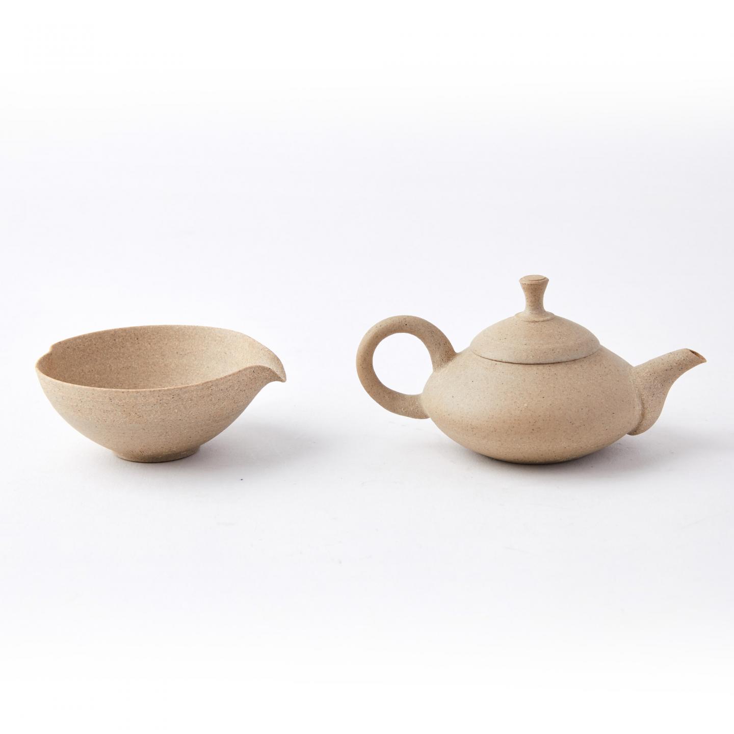 大西忠左｜昭和时期 本手作信乐烧后手壶茶具套装