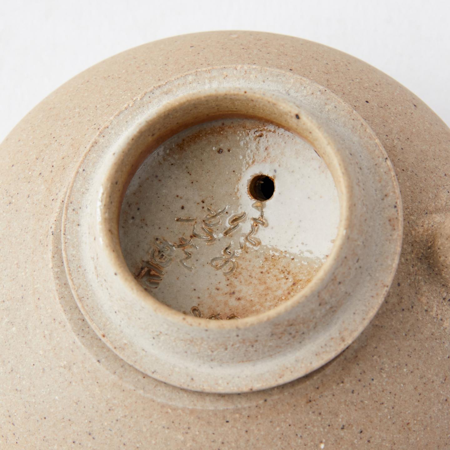 大西忠左｜昭和时期 本手作信乐烧后手壶茶具套装