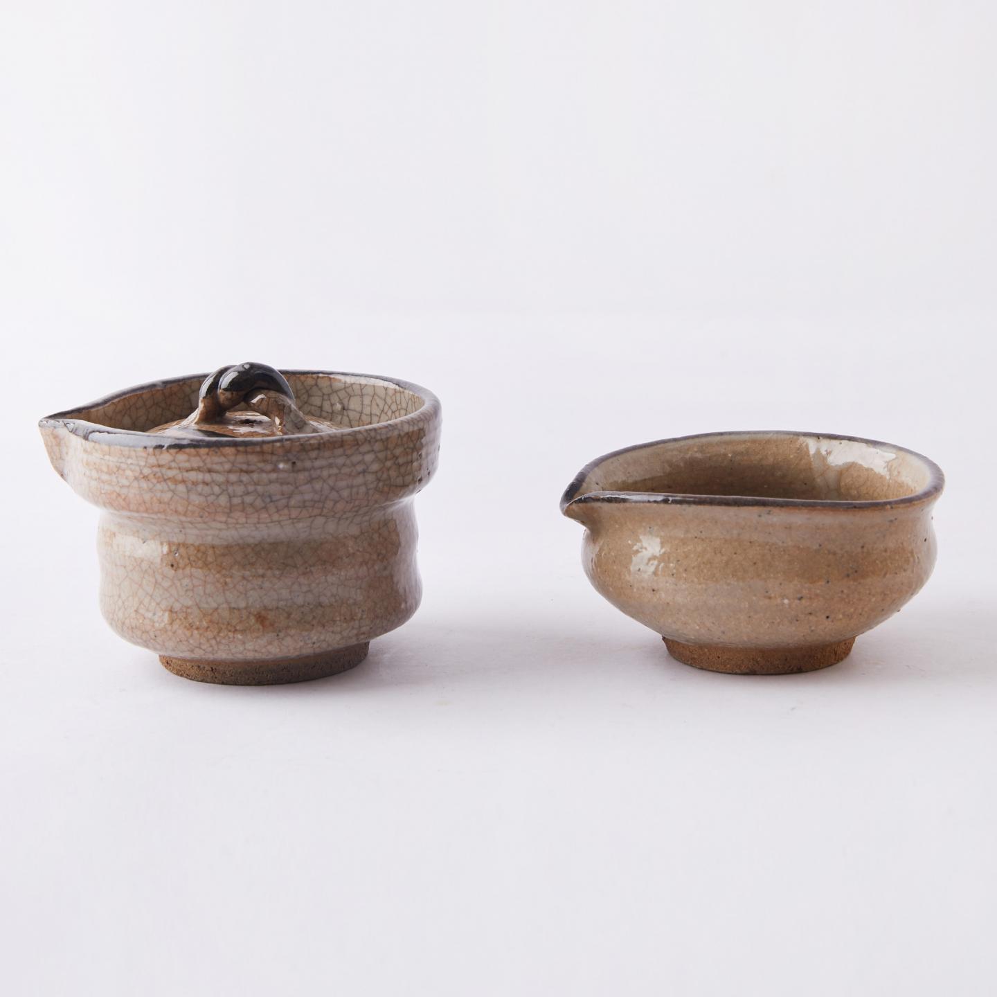 陶艺家大桥裕｜昭和时期 唐津烧僧帽宝瓶套