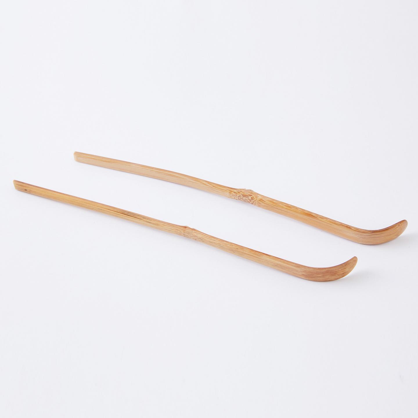 八十翁手作｜明治时期 福禄寿老斑竹茶勺一组