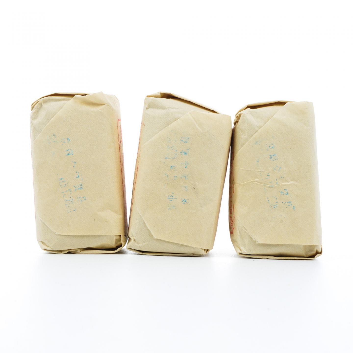 九十年代 中茶公司出口金记茶行 甲级武夷单枞奇种 50克*3包 干仓