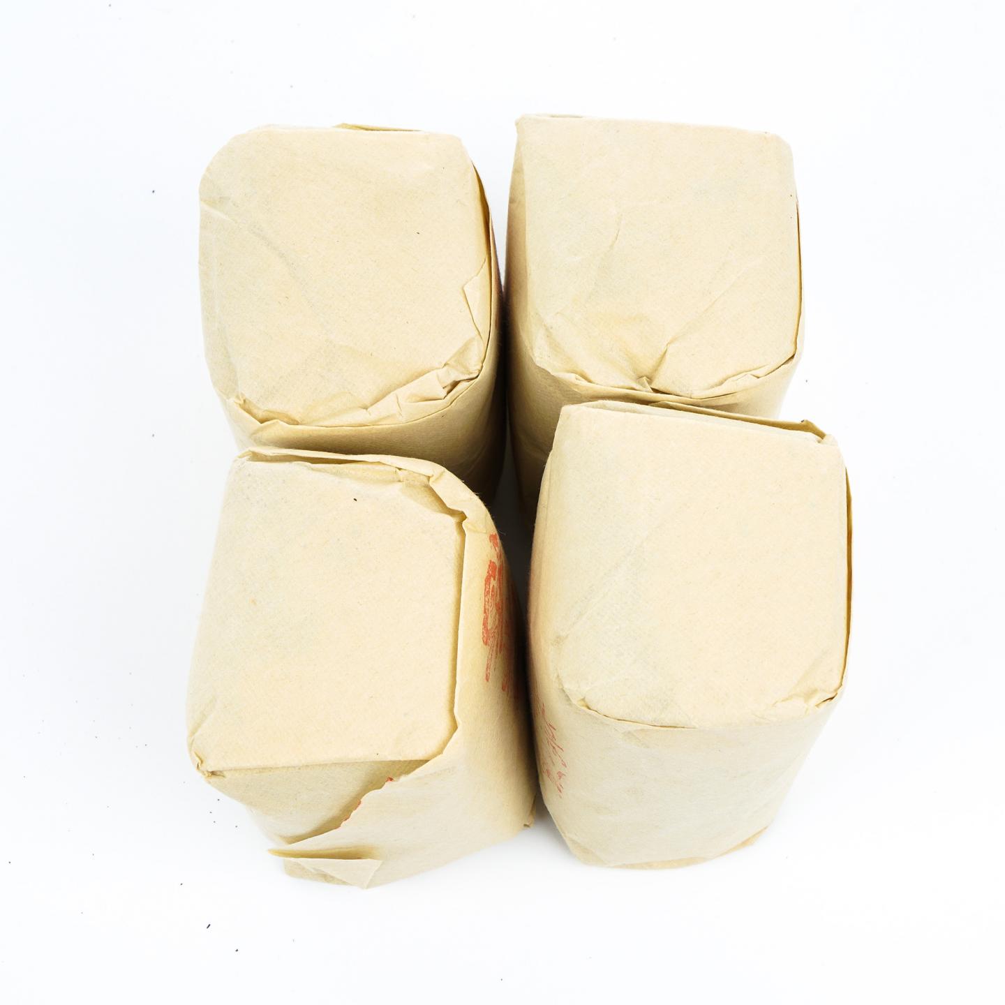 九十年代 中茶出口金记茶行 甲级武夷名枞白瑞香 50克*4包 干仓