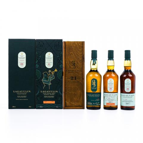 Lagavulin 乐加维林 13/21/22年 爵士音乐节 三瓶组