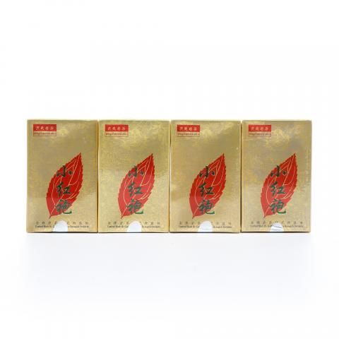 2000年 武夷山金佛茶叶研究所 正岩极品小红袍 4盒组*50克 干仓