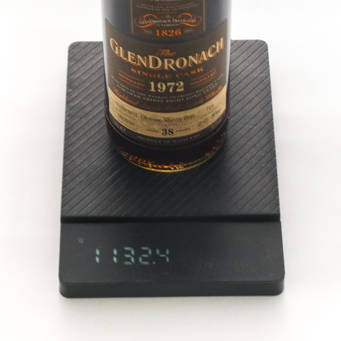 Glendronach 格兰多纳 38年 1972-2010 Batch 2 雪莉单桶#718 国际版