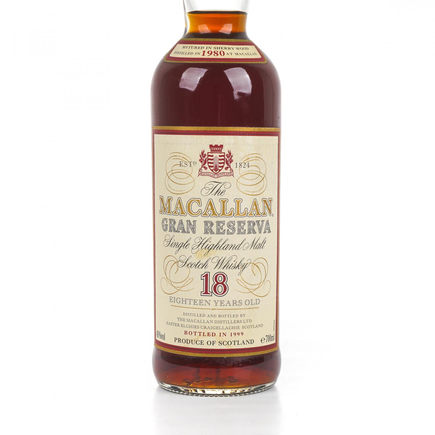 Macallan 麦卡伦 18年 1980-1999 紫钻