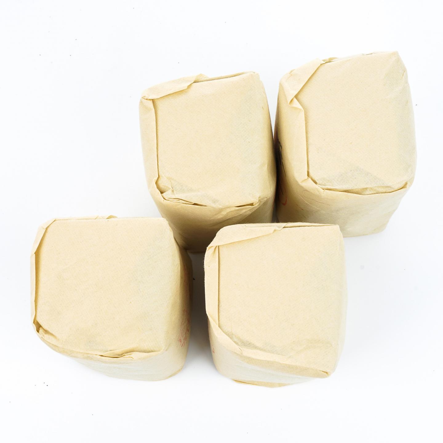 九十年代 中茶公司出口金记茶行 特级名枞金毛猴 50克*4包 干仓