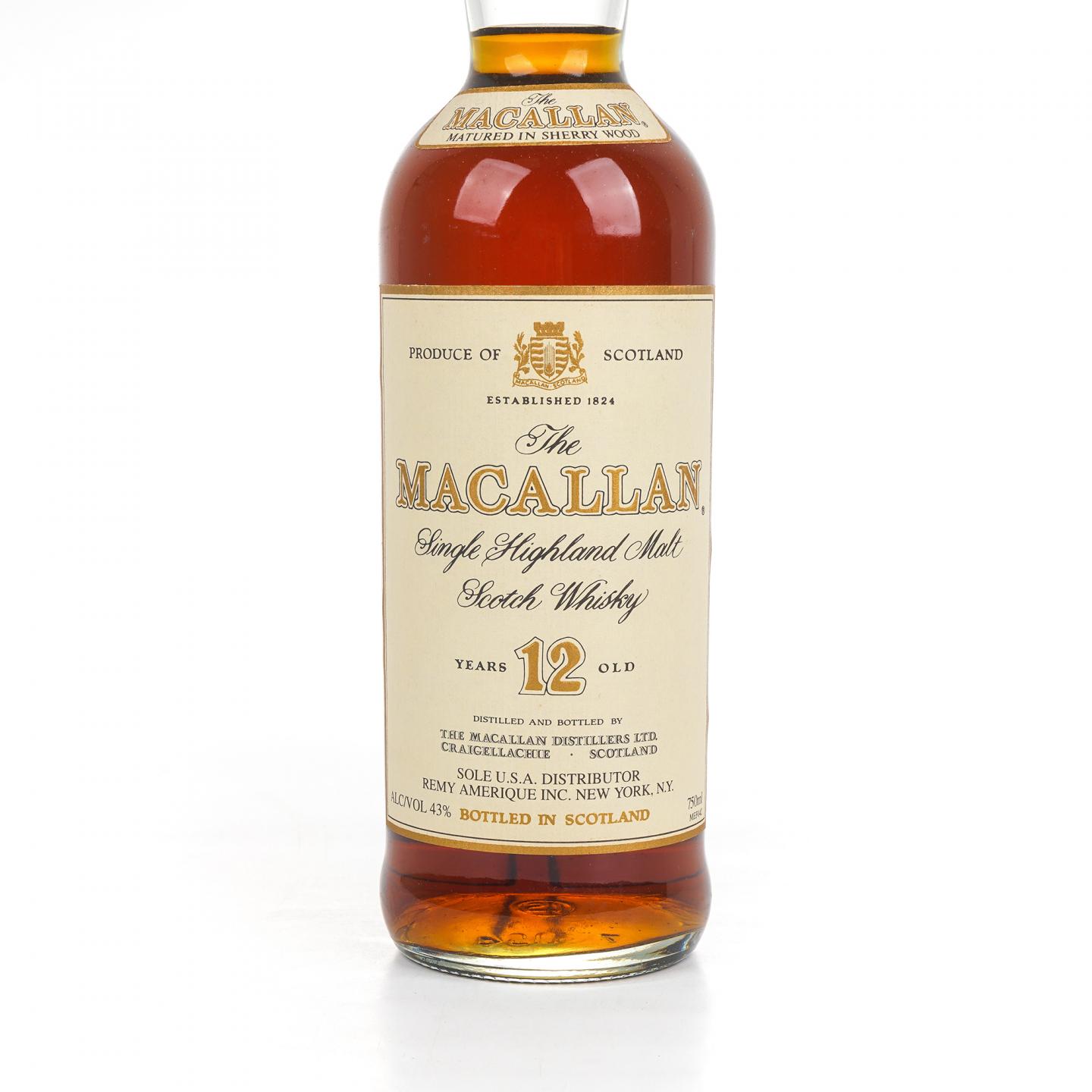 Macallan 麦卡伦 12年 雪莉桶 750ml
