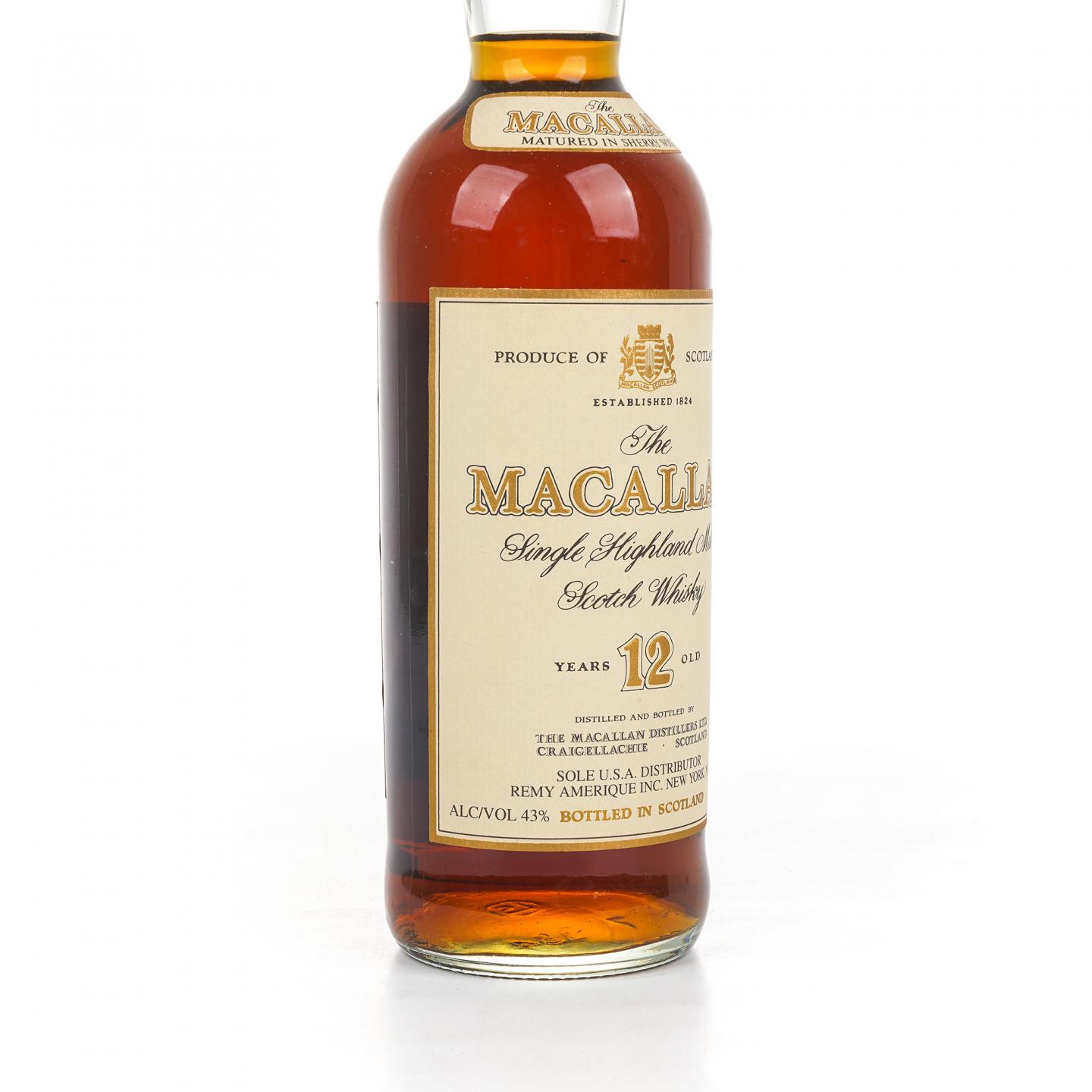 Macallan 麦卡伦 12年 雪莉桶 750ml