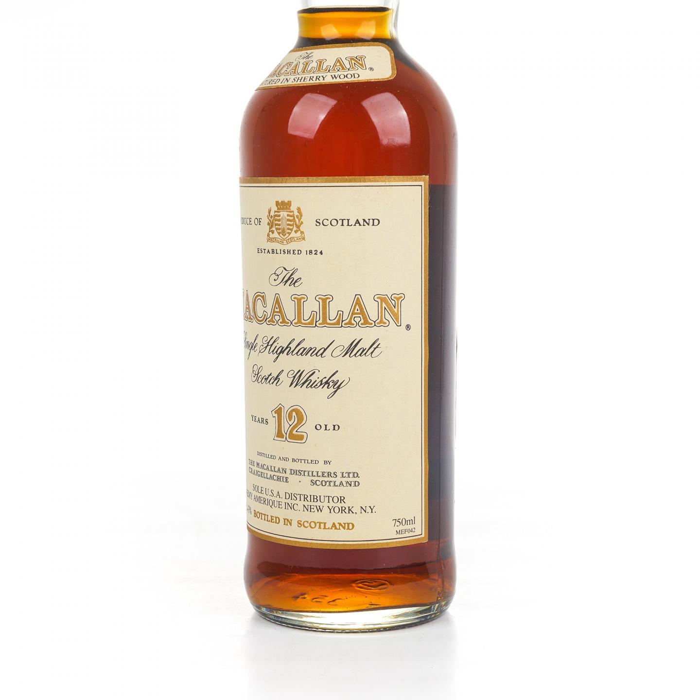 Macallan 麦卡伦 12年 雪莉桶 750ml