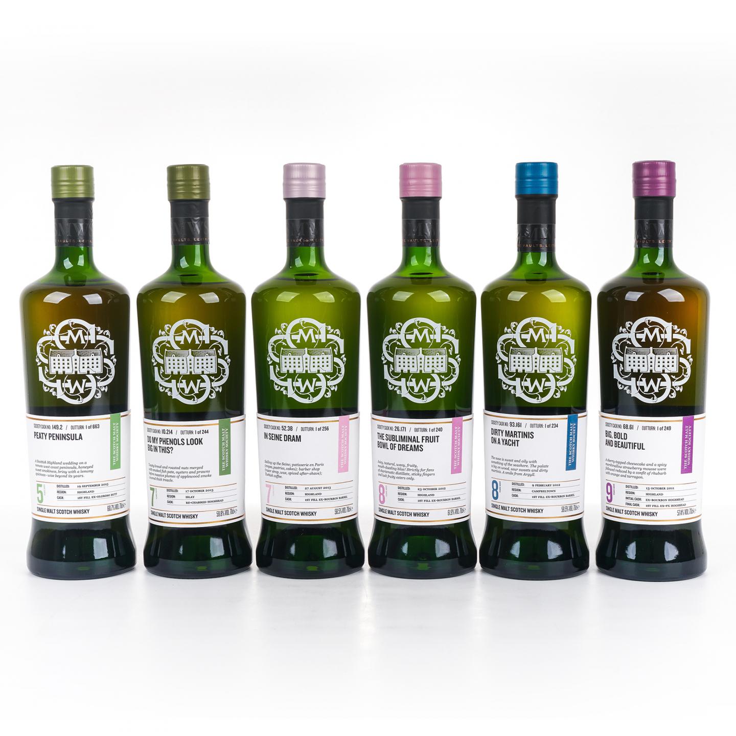 SMWS 5/7/8/9/10/11/12/14/17/29年 12瓶组 行货