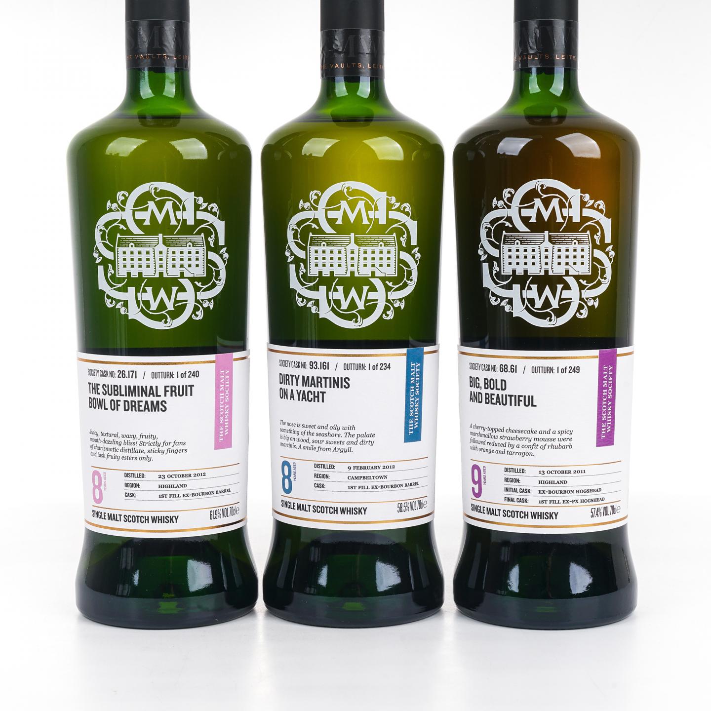 SMWS 5/7/8/9/10/11/12/14/17/29年 12瓶组 行货