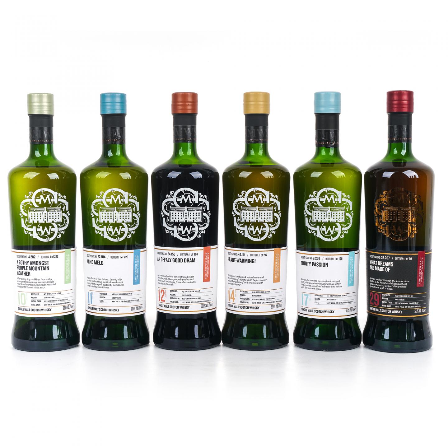 SMWS 5/7/8/9/10/11/12/14/17/29年 12瓶组 行货