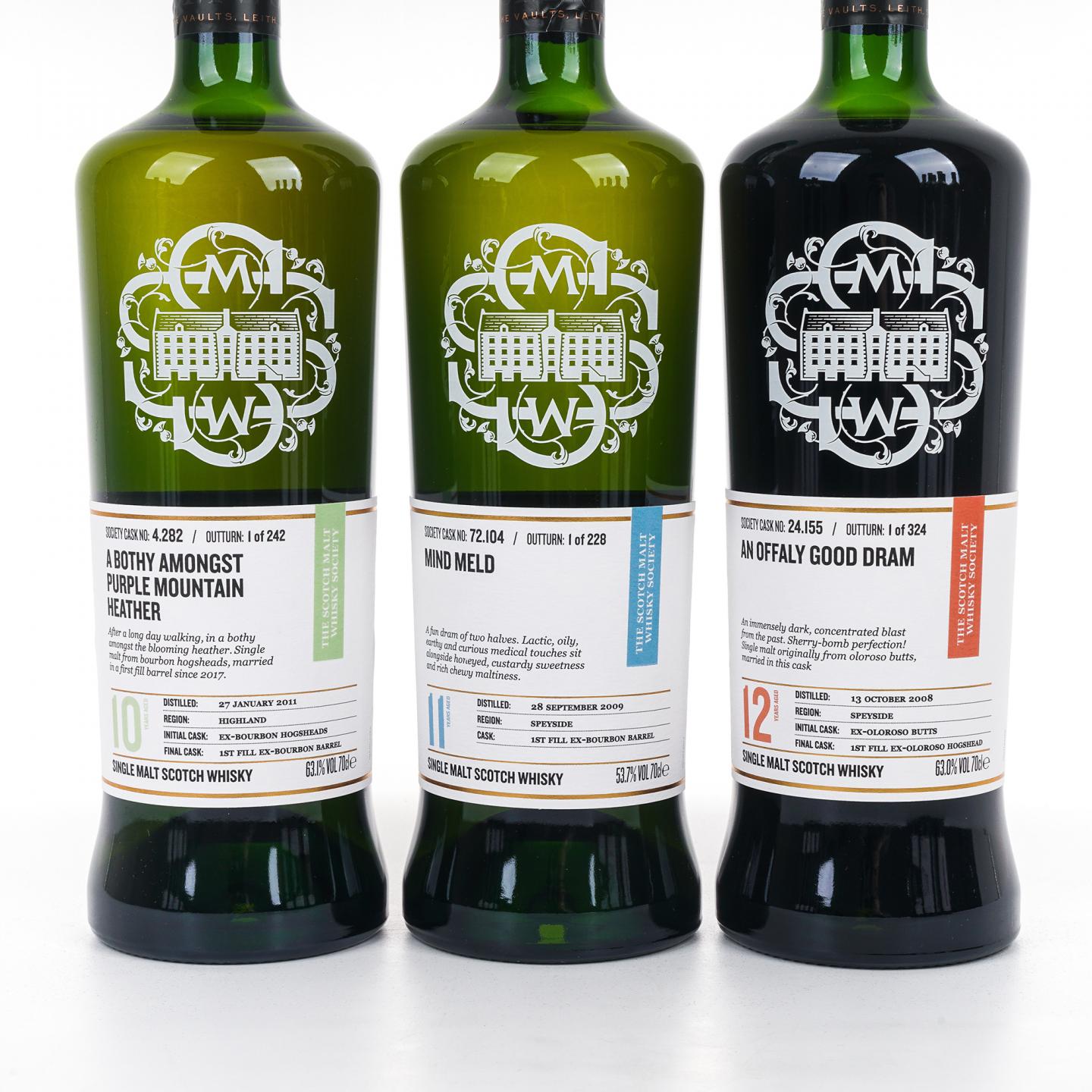 SMWS 5/7/8/9/10/11/12/14/17/29年 12瓶组 行货