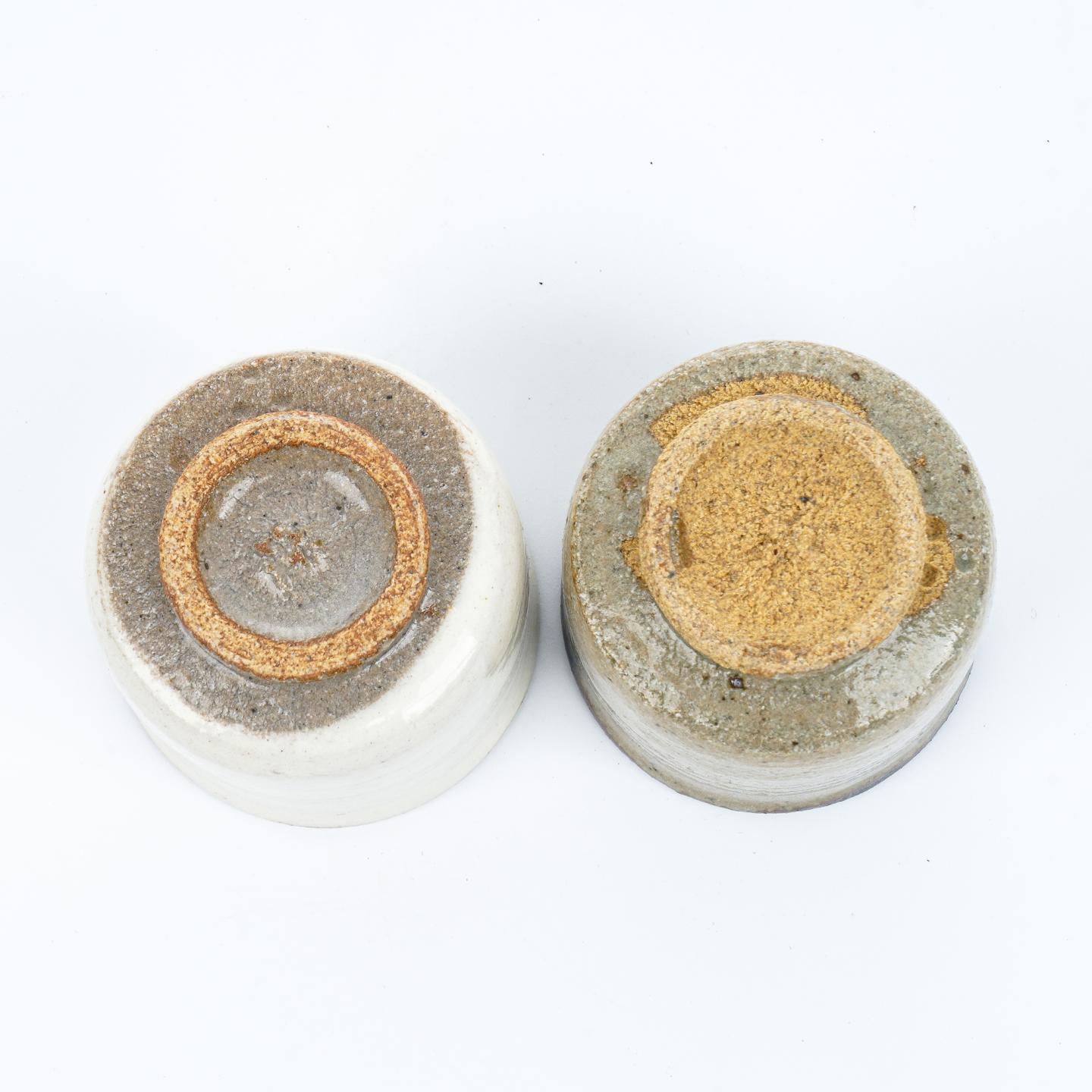 昭和时期｜唐津烧人间国宝·十二代中里太郎右卫门中里无庵 唐津对杯