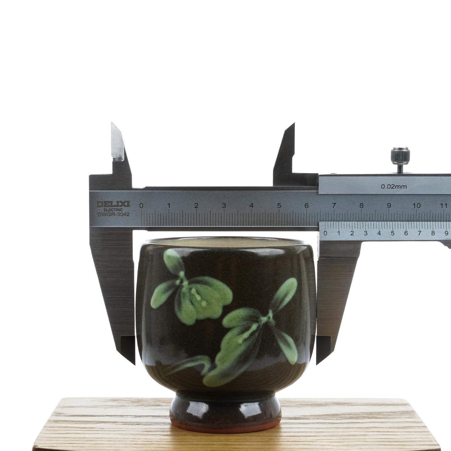 昭和时期｜佐渡无名异烧人间国宝·三浦小平二窑 无名异烧夫妻对杯