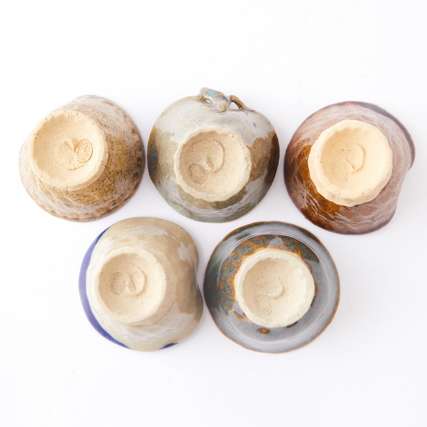 越中三助｜昭和时期 纯手捏手造时代杯5客