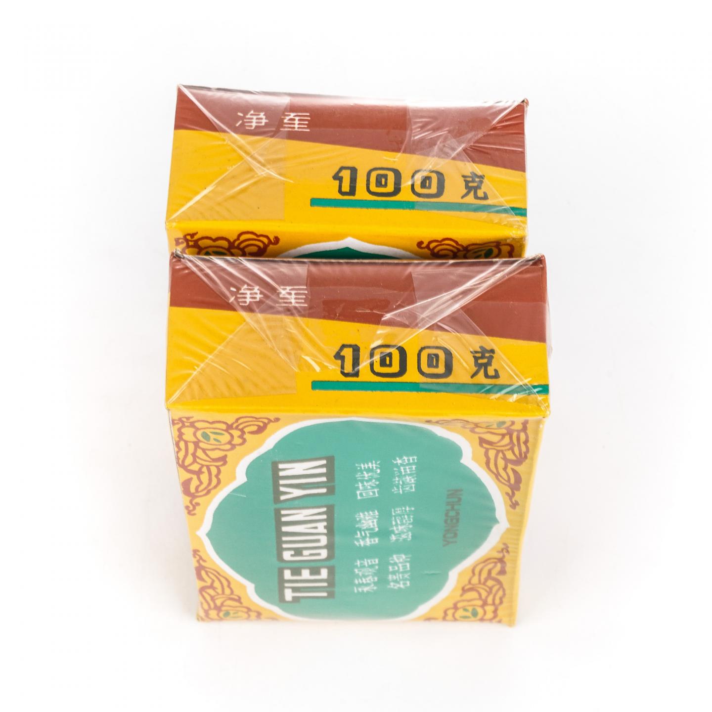 九十年代 国营北硿华侨茶厂 碳焙铁观音 2盒组*100g 干仓