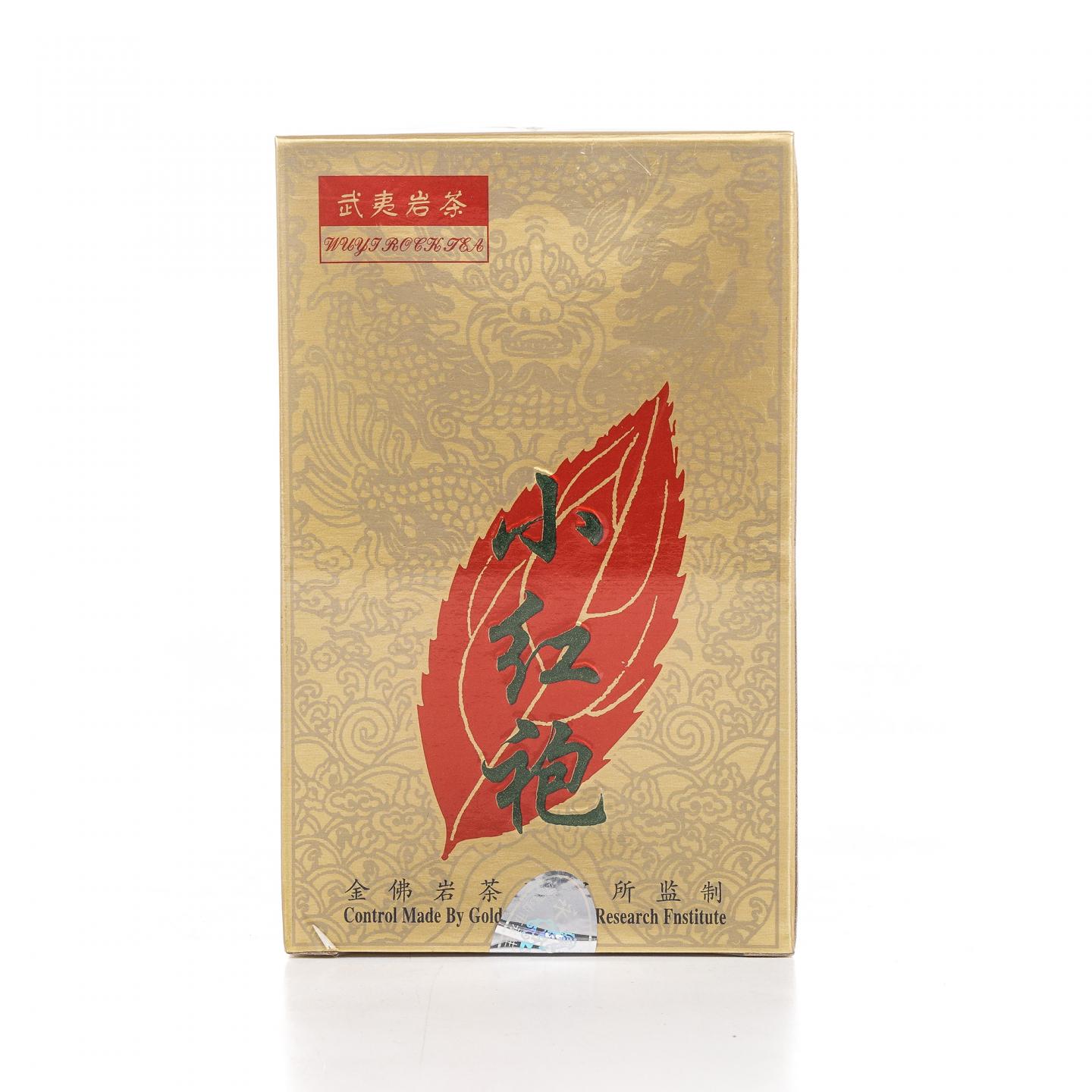 2000年 武夷山金佛茶叶研究所 正岩极品小红袍 一盒装*50克 干仓