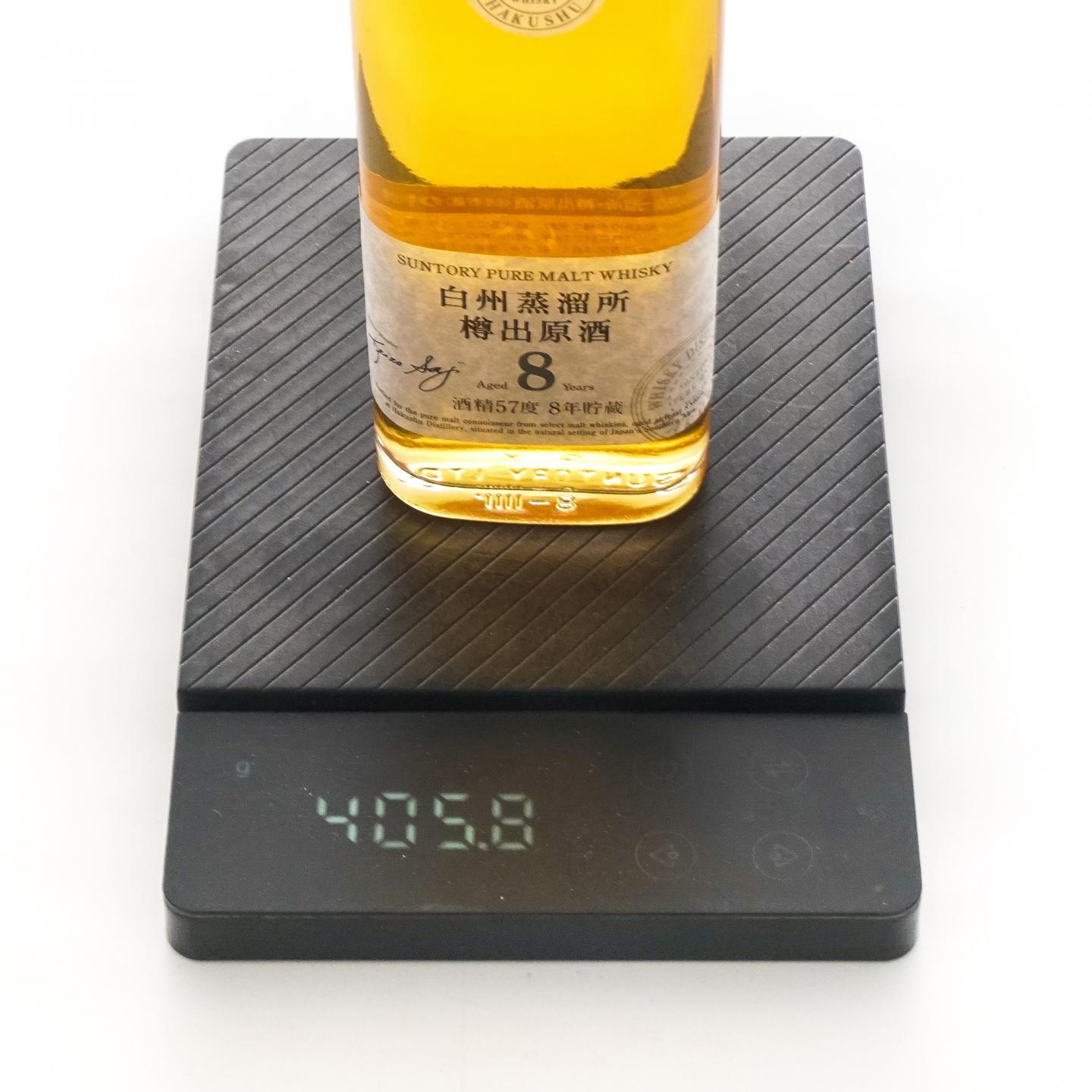 【酒版】白州 8年 樽出原酒 酒精57度 190ml