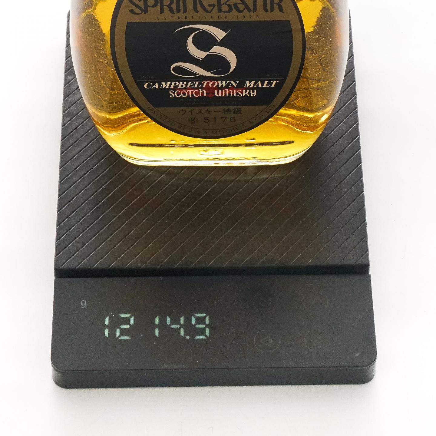 Springbank 云顶 8年 梨形瓶 100% Pure Malt 750ml