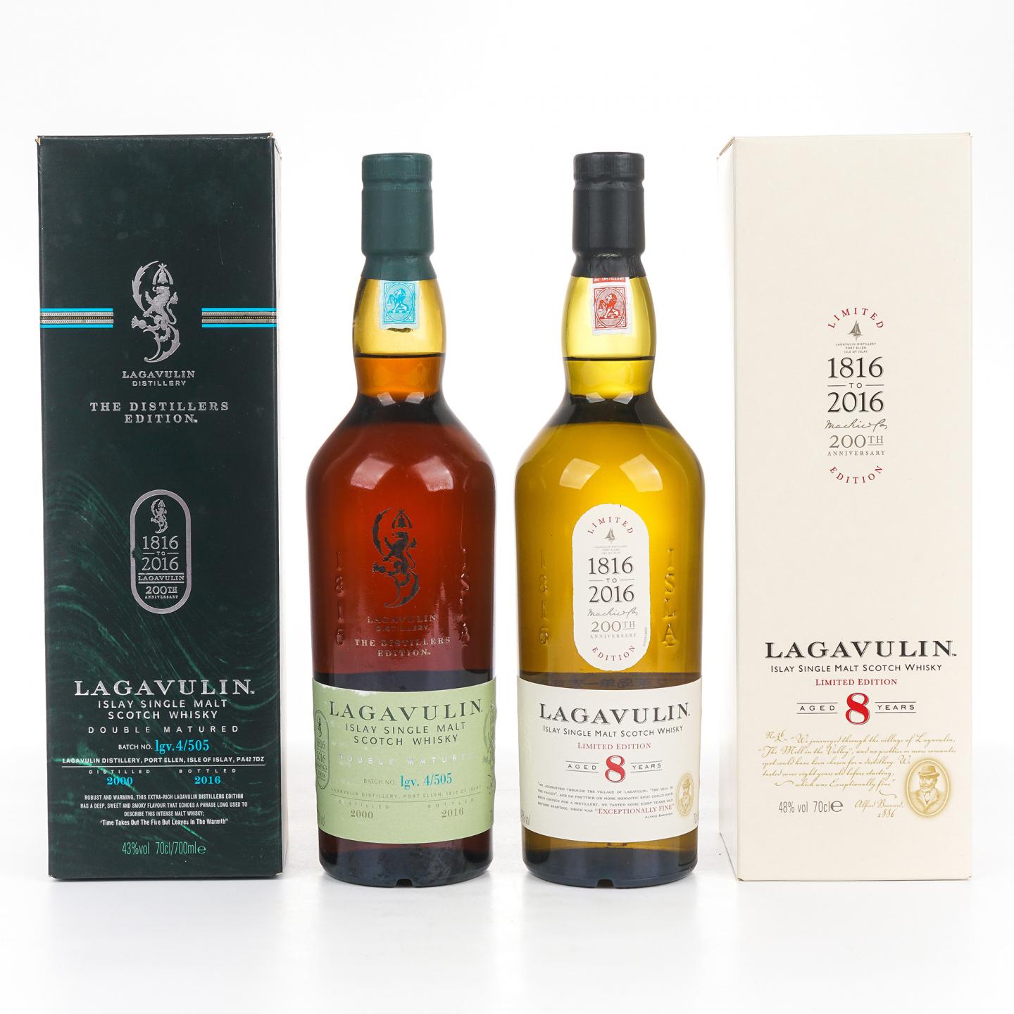 Lagavulin 乐加维林 2016 200周年纪念 2瓶组