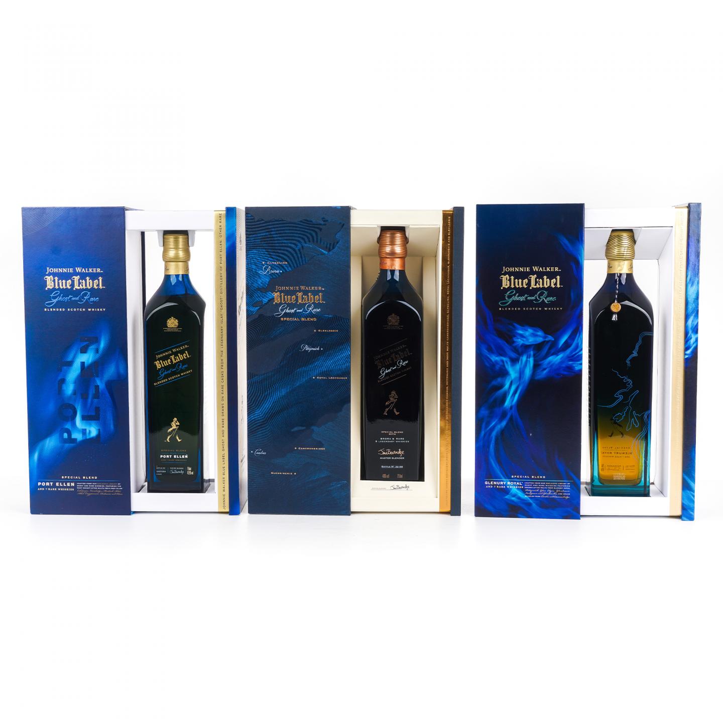 Johnnie Walker 尊尼获加 蓝牌调和 Ghost and Rare 3瓶组
