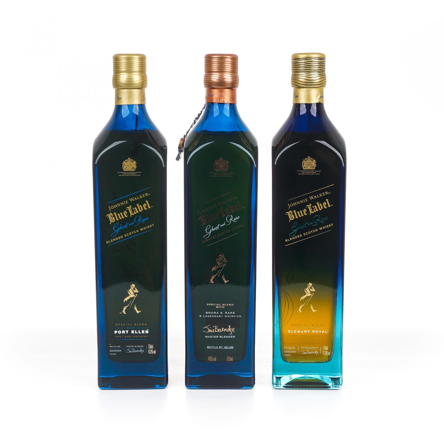 Johnnie Walker 尊尼获加 蓝牌调和 Ghost and Rare 3瓶组