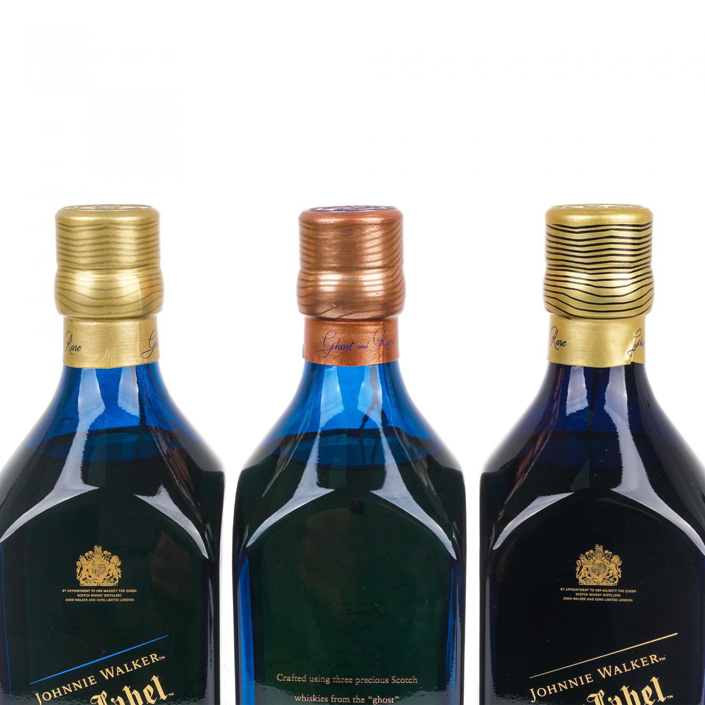 Johnnie Walker 尊尼获加 蓝牌调和 Ghost and Rare 3瓶组