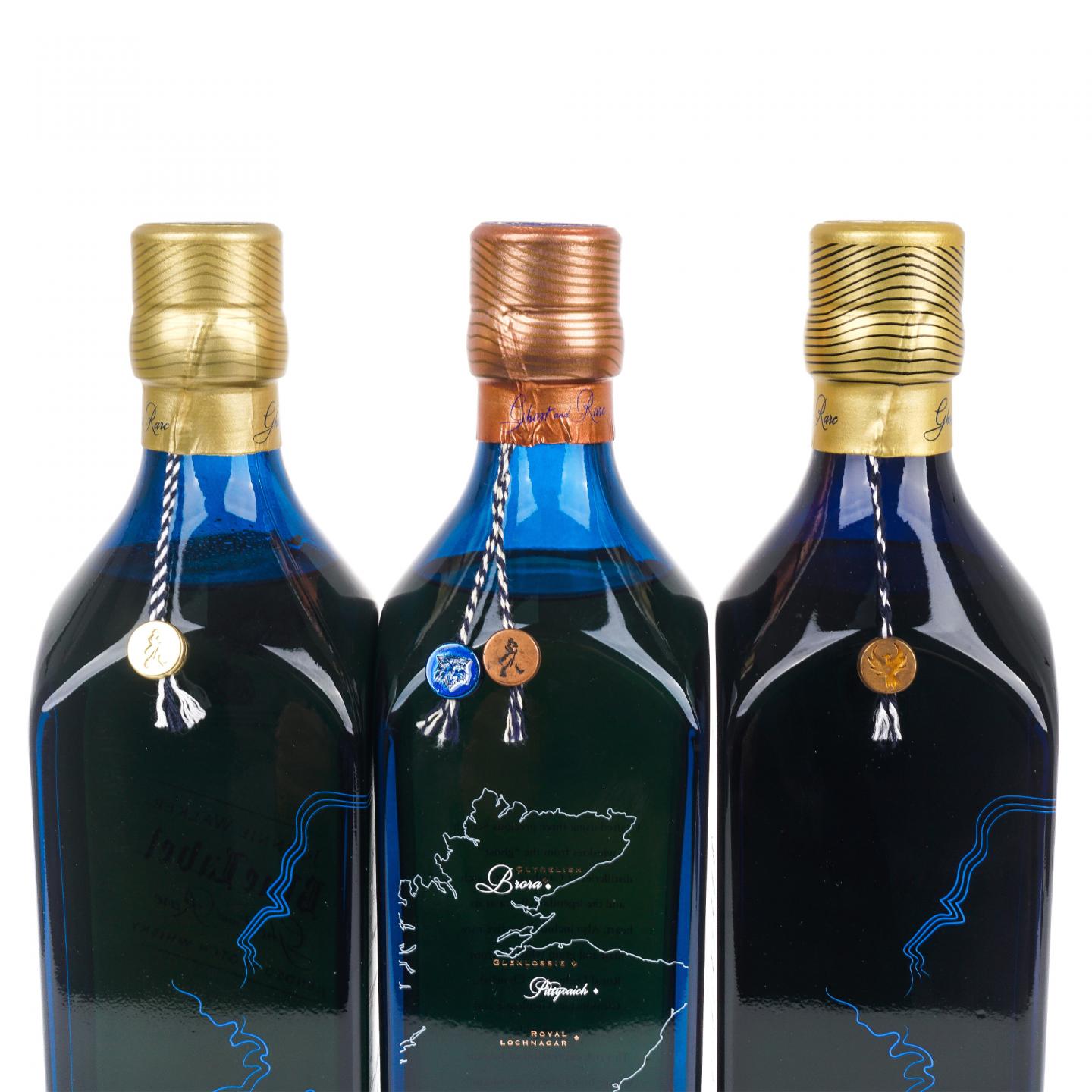 Johnnie Walker 尊尼获加 蓝牌调和 Ghost and Rare 3瓶组