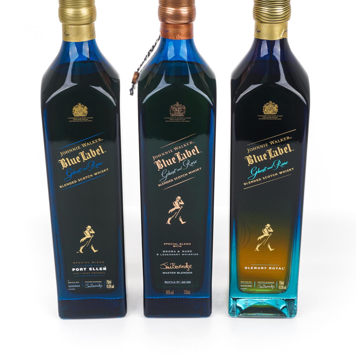 Johnnie Walker 尊尼获加 蓝牌调和 Ghost and Rare 3瓶组