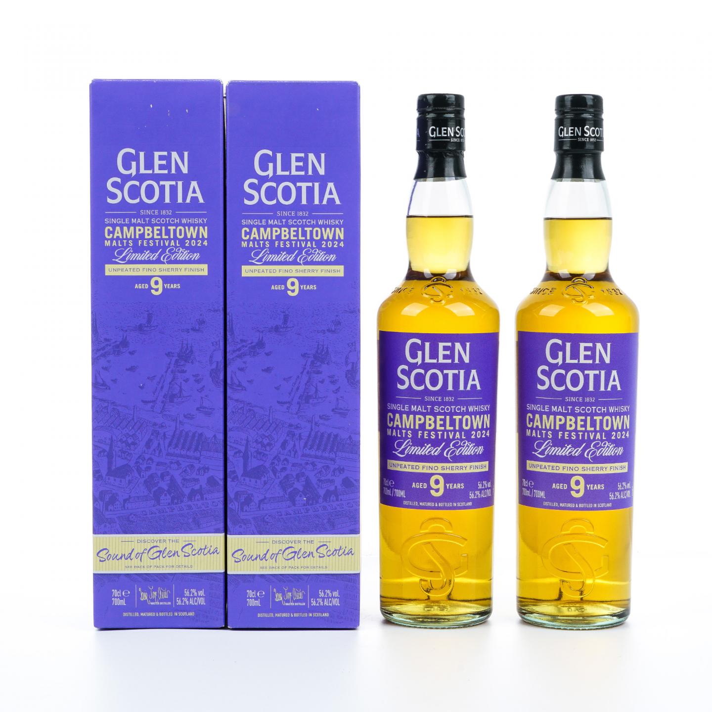 Glen Scotia 格兰帝 9年 坎贝尔镇嘉年华2024 2瓶组 行货