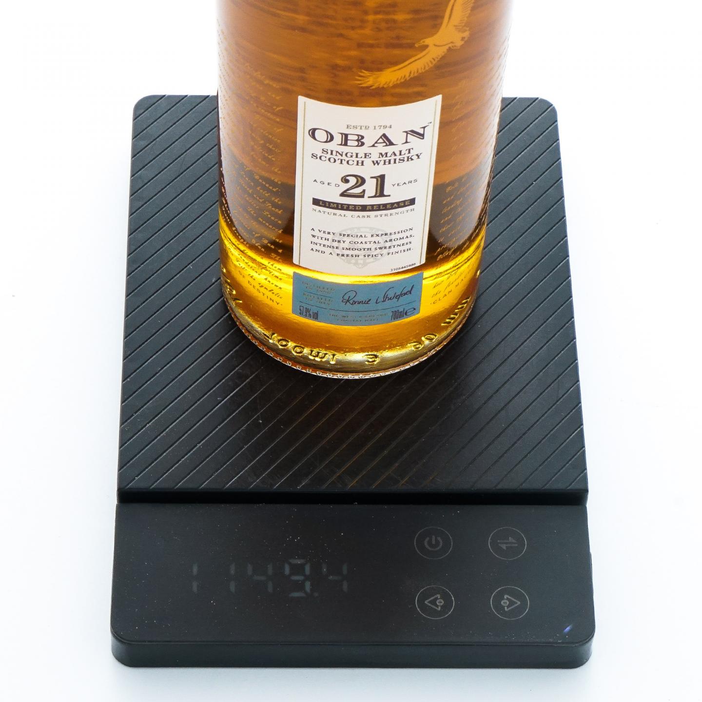 Oban 欧本 21年 1996-2018 SR 桶强 行货