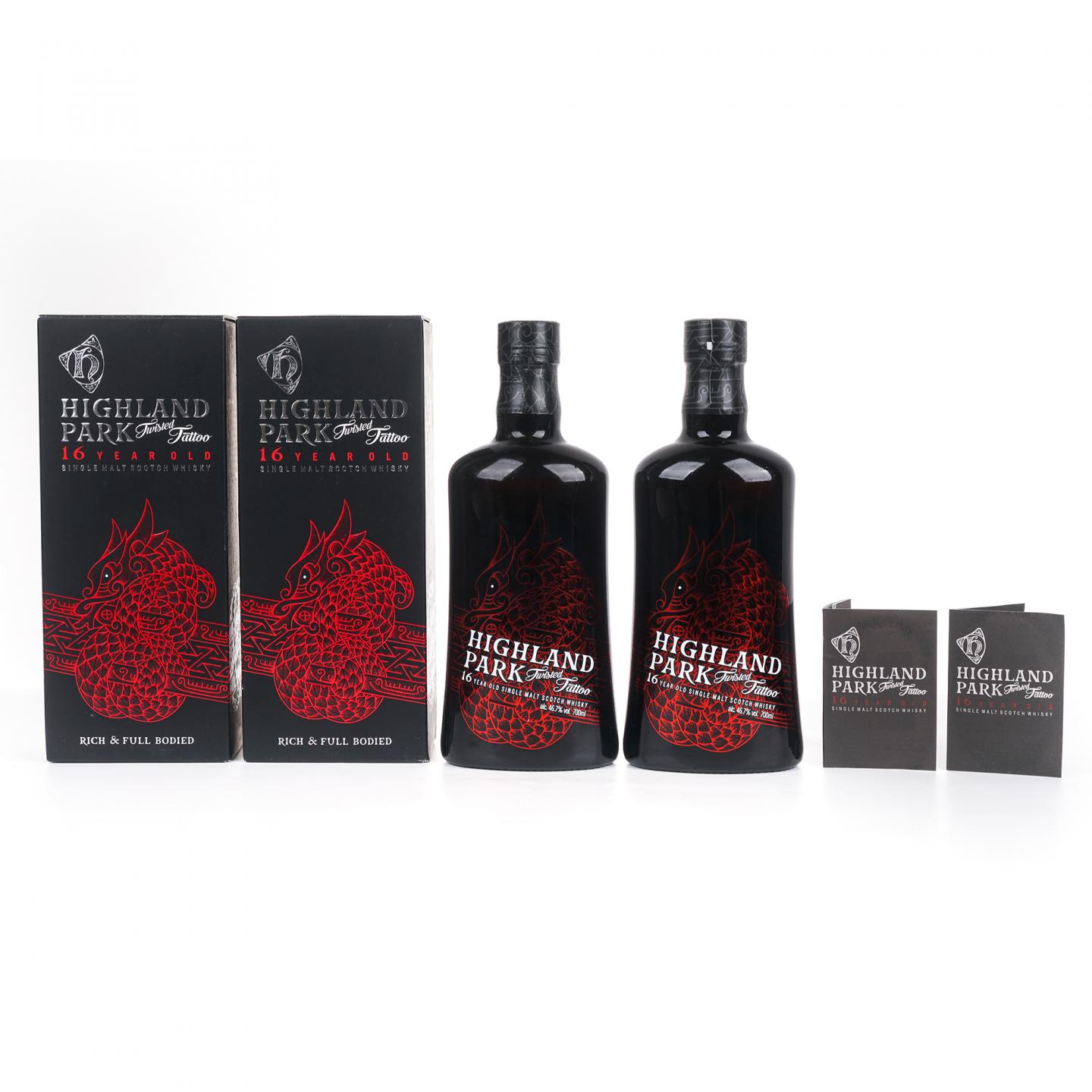 Highland Park 高原骑士 16年 Twisted Tattoo 2瓶组*700ml