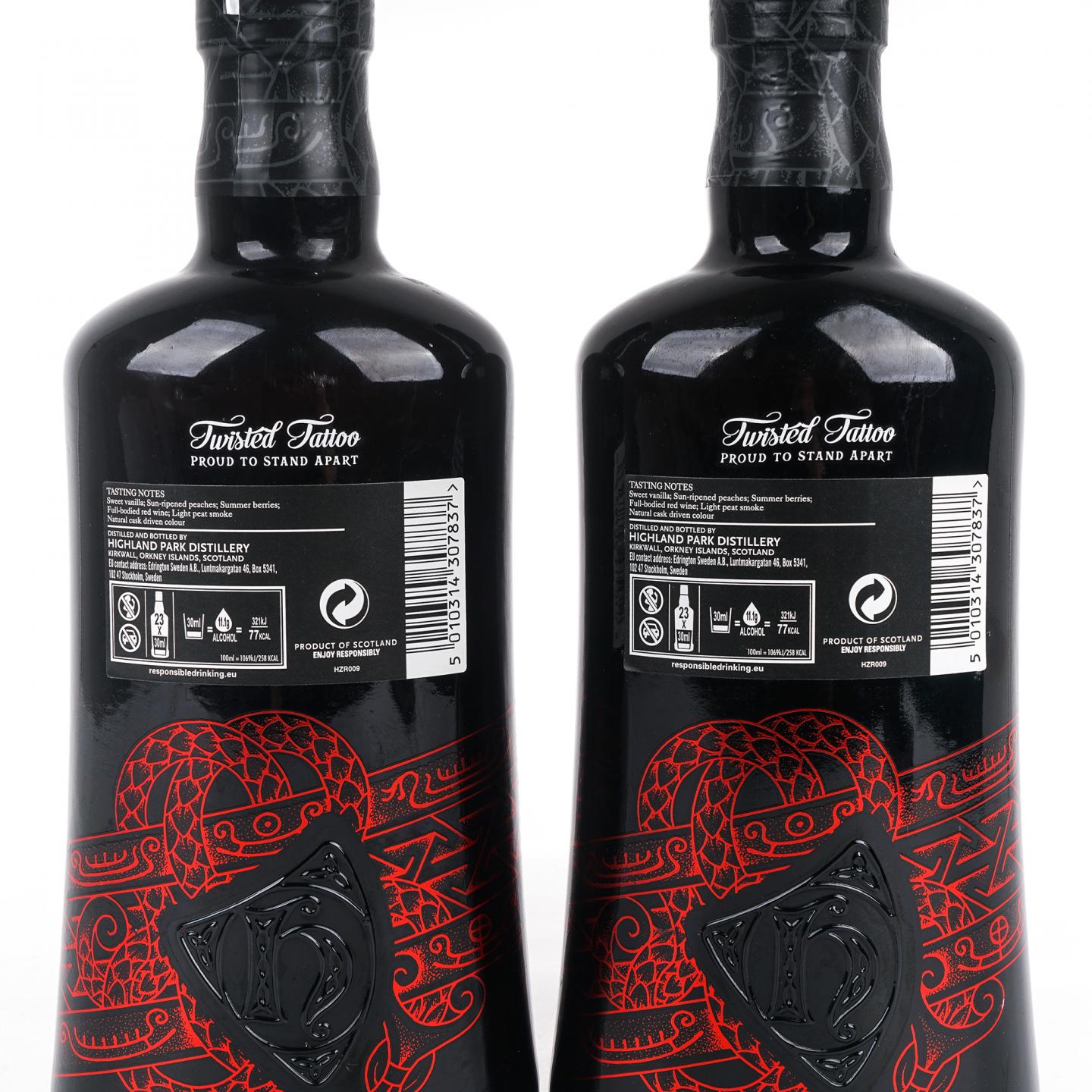 Highland Park 高原骑士 16年 Twisted Tattoo 2瓶组*700ml
