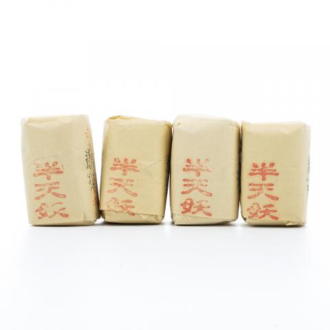 九十年代 中茶出口金记茶行 甲级武夷四大名枞半天妖 50克*4包 干仓