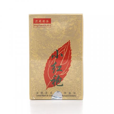 2000年 武夷山金佛茶叶研究所 正岩极品小红袍 一盒装*50克 干仓