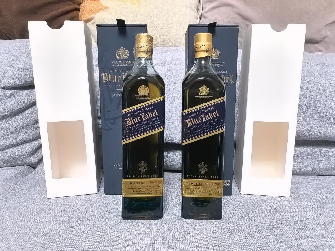 尊尼获加蓝牌中样2瓶