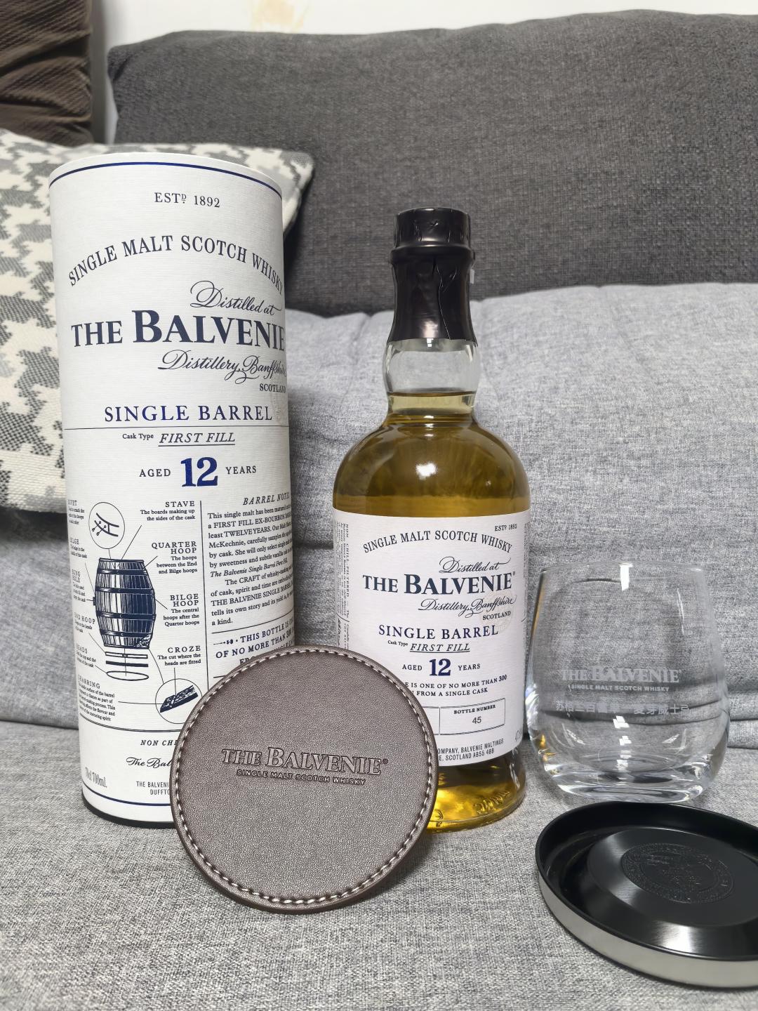 国行百富12年单桶送周边