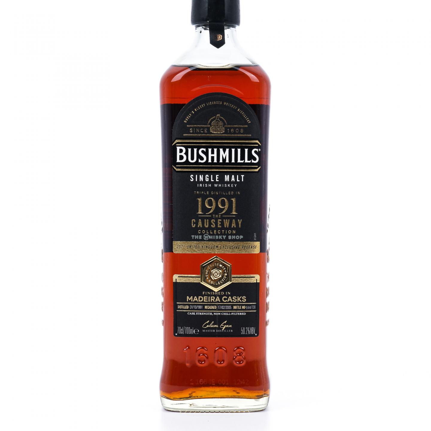 Bushmills 布什米尔 1991-2021 马德拉桶后熟 桶强