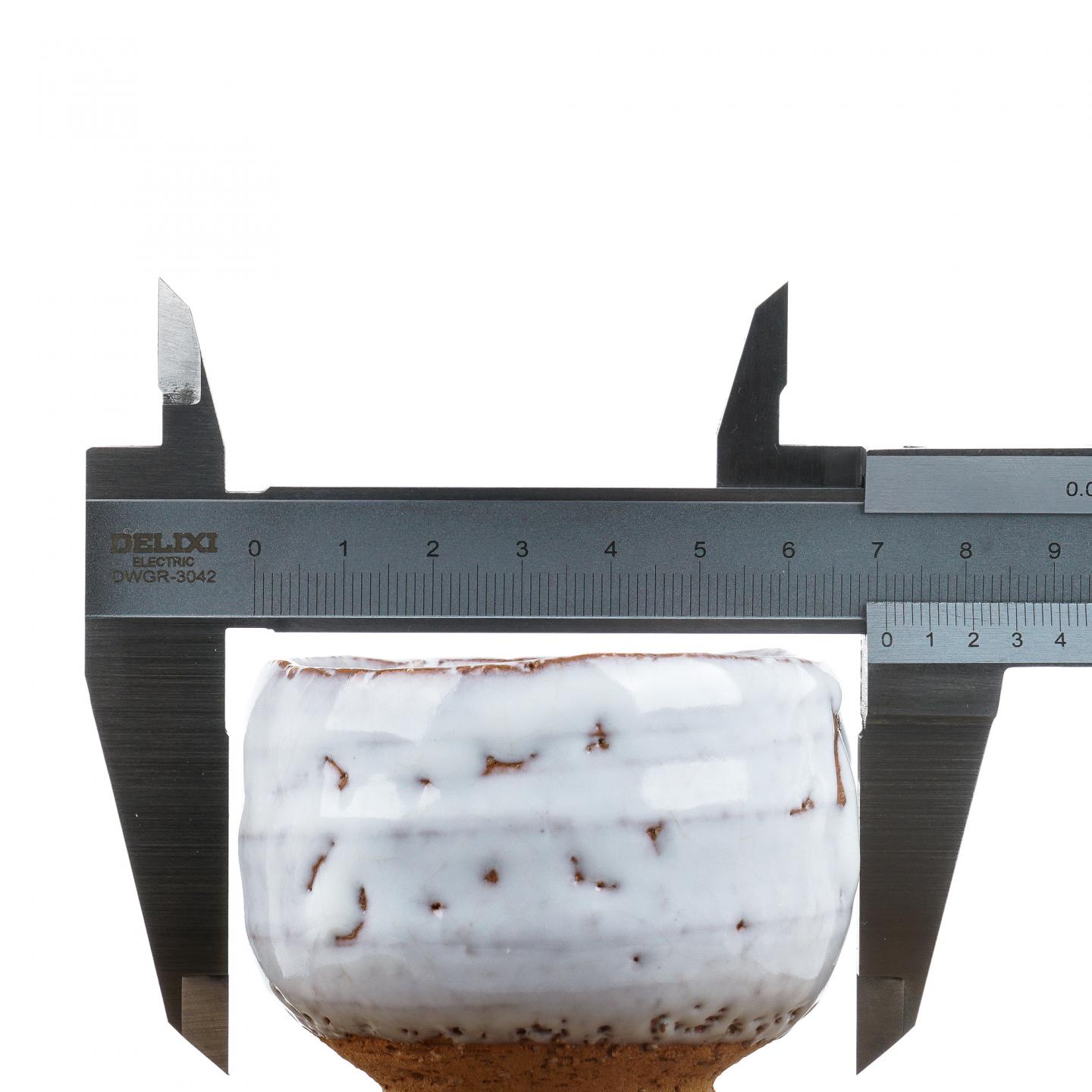 昭和时期｜萩烧 鬼萩大家 渋谷泥詩作 汤吞 带盒