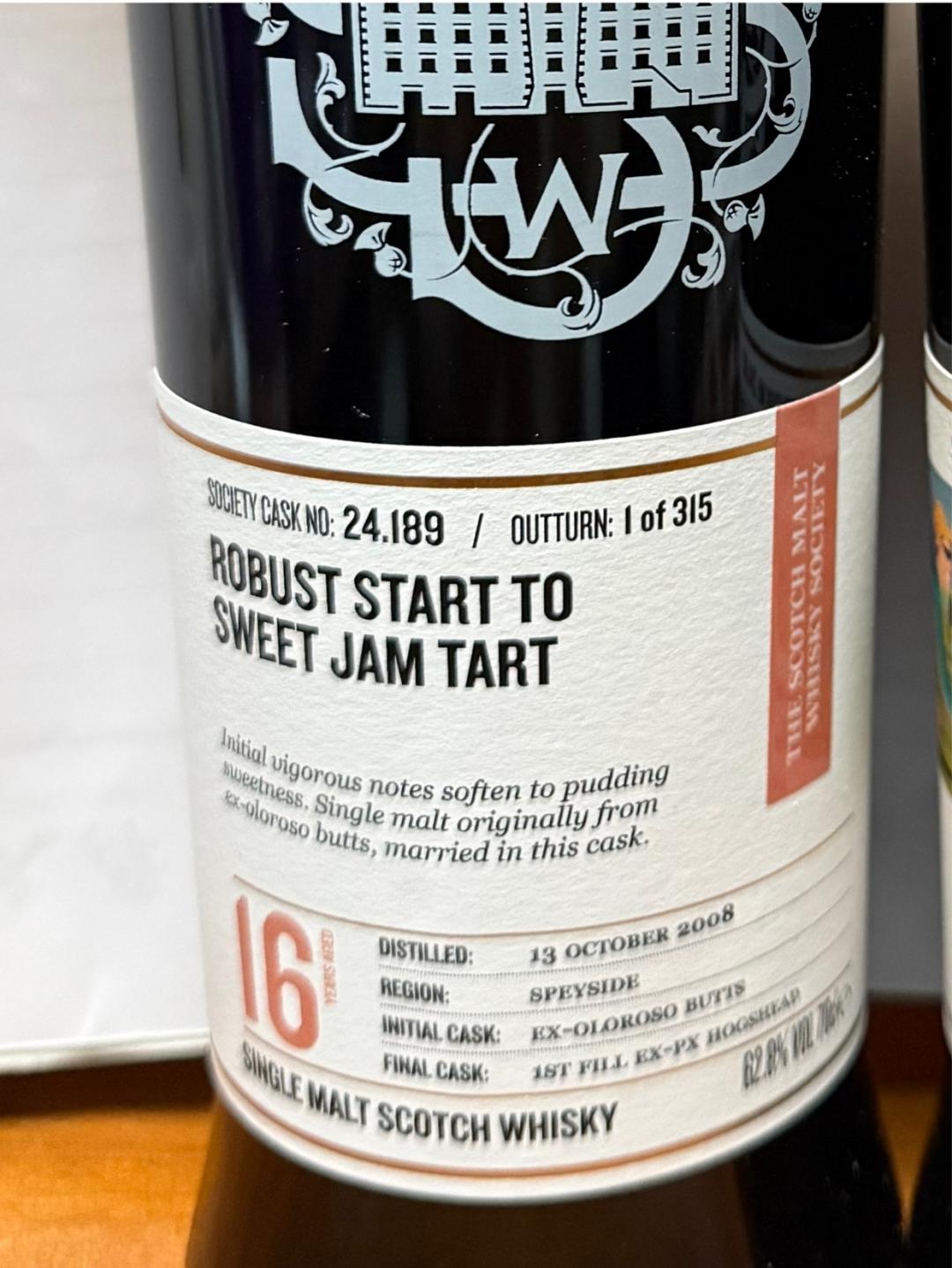 SMWS 麦卡伦16年桶强 24.189