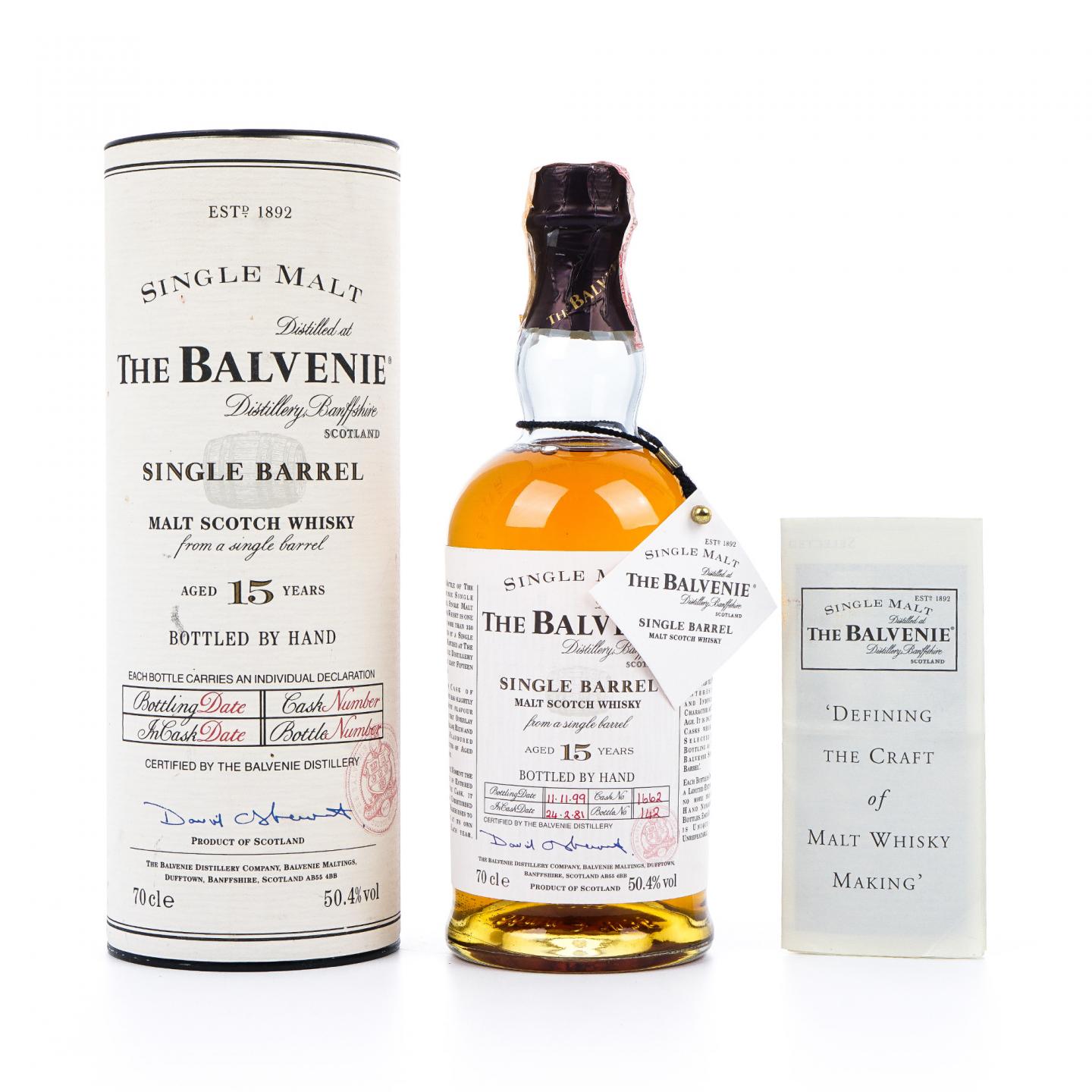 Balvenie 百富 15年 1981-1999 单桶#1662