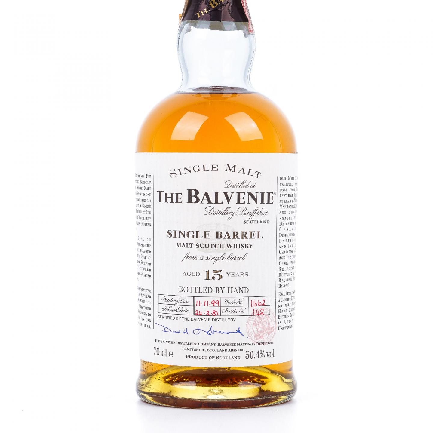 Balvenie 百富 15年 1981-1999 单桶#1662