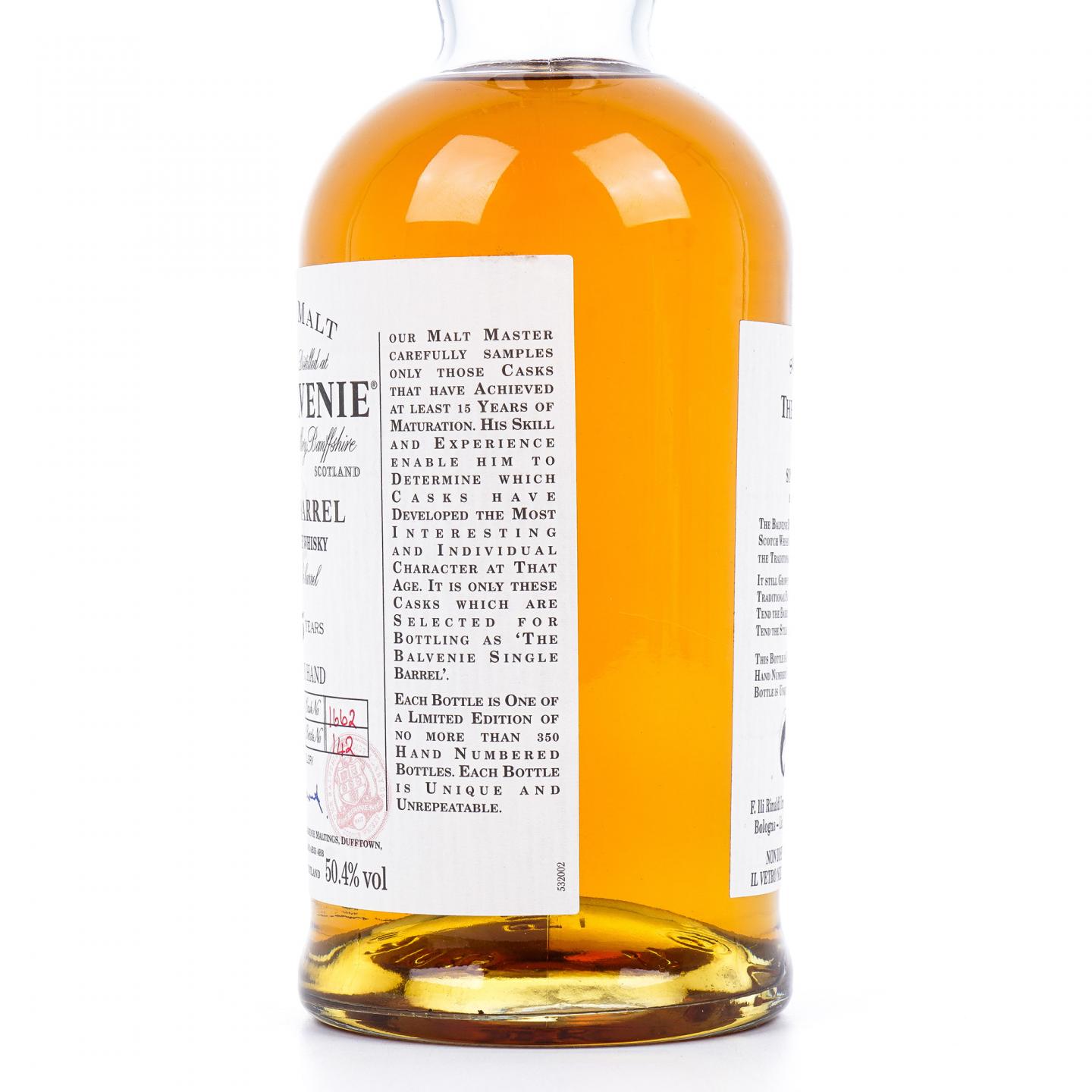 Balvenie 百富 15年 1981-1999 单桶#1662