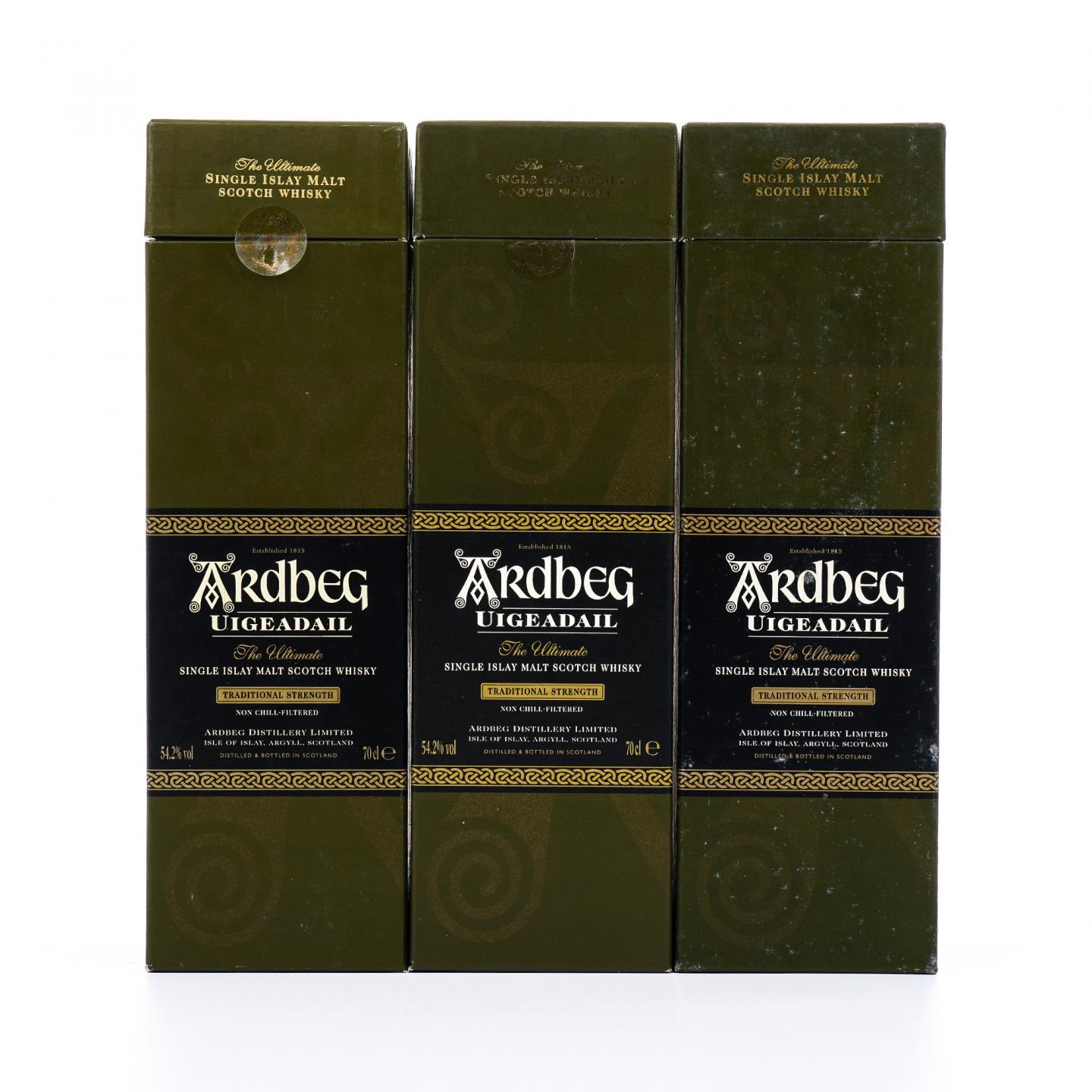 Ardbeg 阿贝 L3/L4/L5 乌干达 Uigeadail 700ml*3瓶组