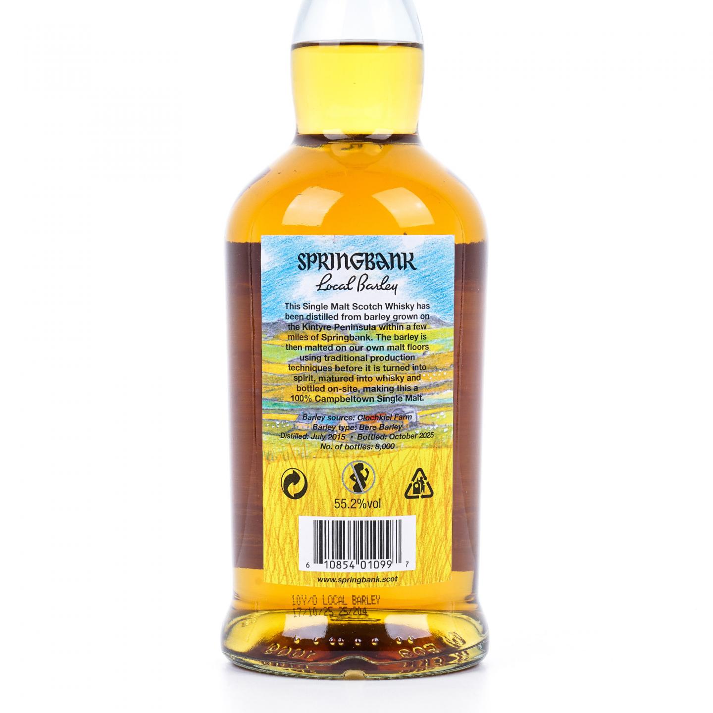 Springbank 云顶 10年 2015-2025 本地大麦