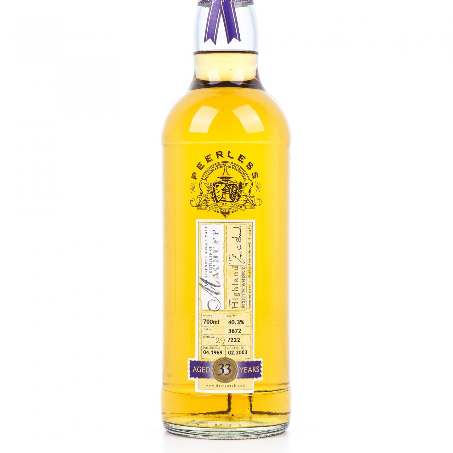 Macduff 麦克杜夫 33年 1969-2003 Duncan taylor