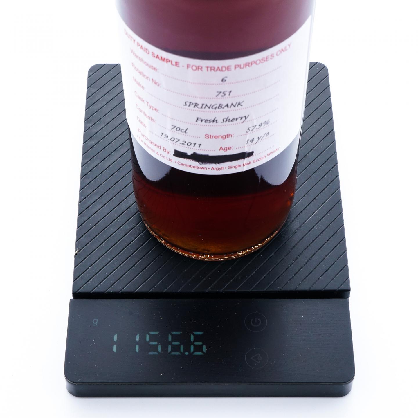 Springbank 云顶 14年 2011 完税瓶