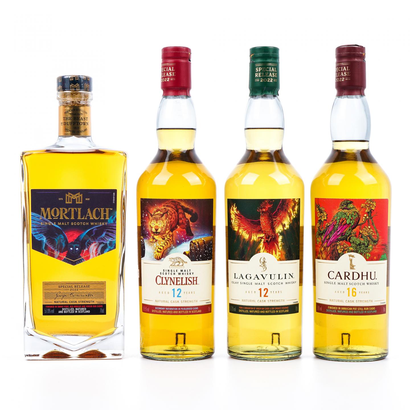 克里尼利基/乐加维林/卡杜/慕赫 帝亚吉欧SR 2022珍藏系列 4瓶组